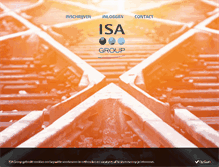Tablet Screenshot of isagroup.nl